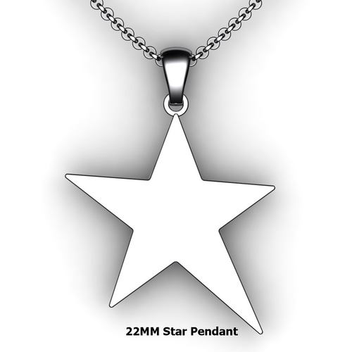 Personalized Star Pendant - design your own necklace - custom star pendant