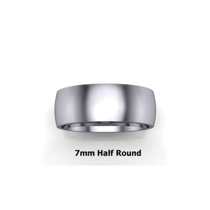 half round ring add text and images to design your own deep cut ring