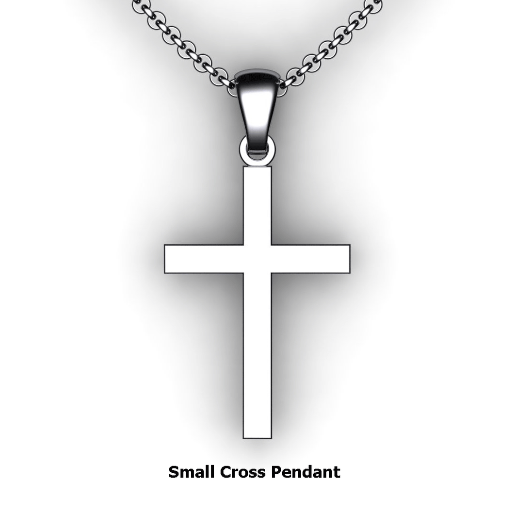 Personalized Engraved Cross Necklace. Sterling Silver Customized Cross,  first | eBay