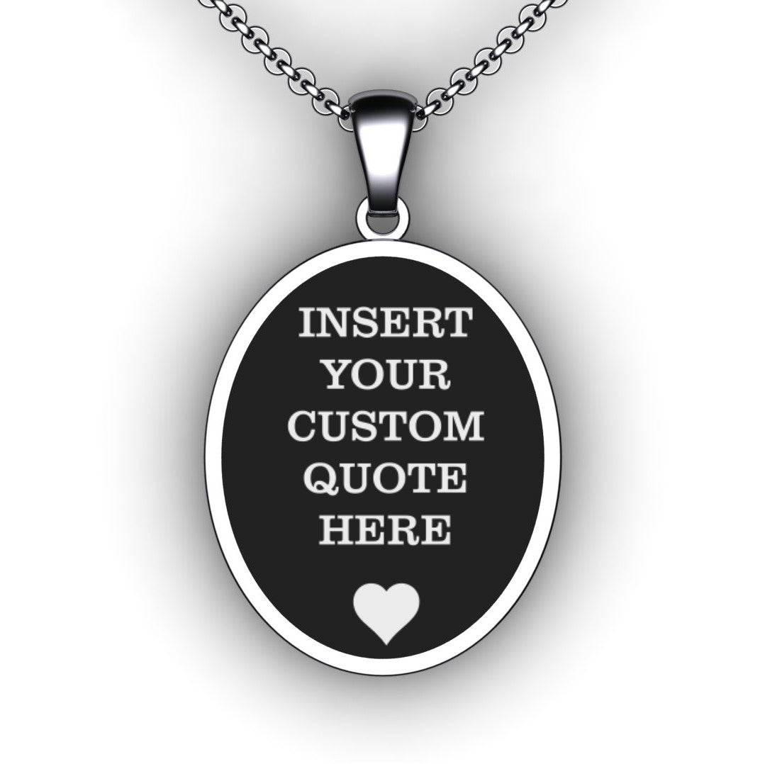 Get your custom and unique personalized pendant necklace with your