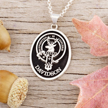 Load image into Gallery viewer, Personalized family crest necklace - family crest template