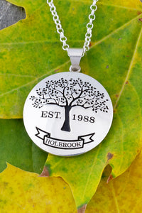 family tree necklace personalized - family tree necklace silver - create a family tree gift - how to create family tree - family tree template