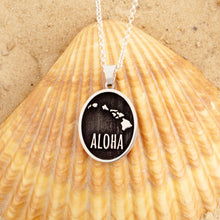 Load image into Gallery viewer, custom necklace with state or country outline of your choice 