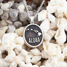 Load image into Gallery viewer, custom necklace with state or country outline of your choice