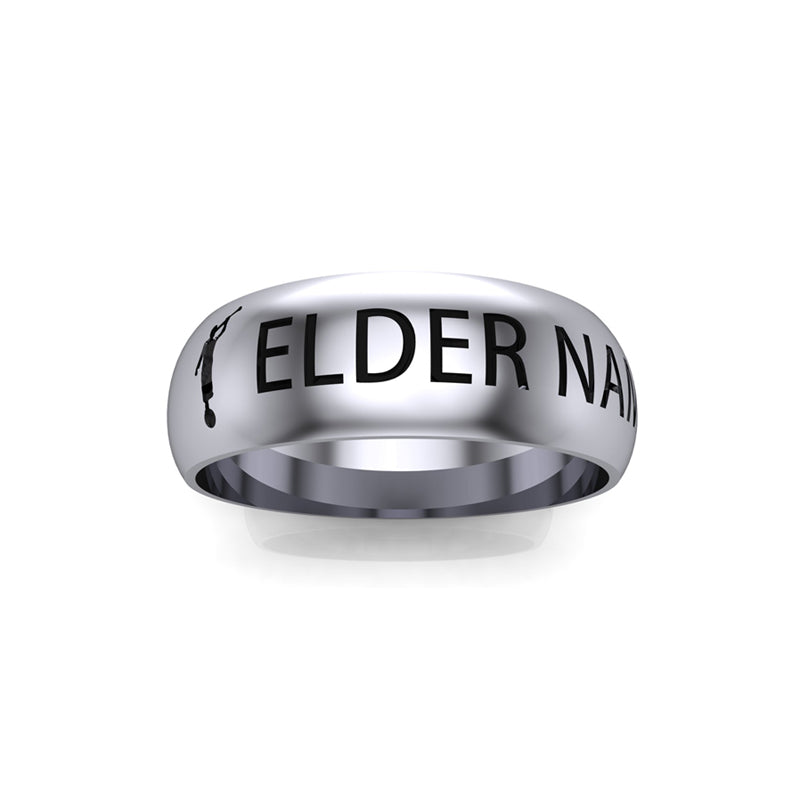 Personalized LDS mission ring engraved with name and mission