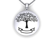 Load image into Gallery viewer, family tree necklace personalized - family tree necklace silver - create a family tree gift - how to create family tree - family tree template