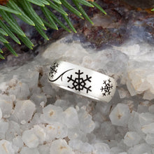 Load image into Gallery viewer, Personalized sterling silver ring with custom engraving