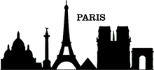 Load image into Gallery viewer, personalize jewelry with paris city outline city scape paris city skyline