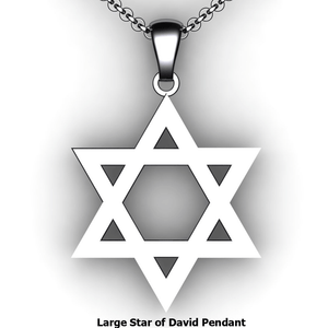 custom star of david necklace you design personalized  Star of David necklace customized jewelry